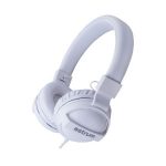 Astrum 40mm Foldable Stereo Headset + Mic - HS300 White