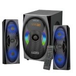 Astrum 2.1CH Multimedia Speaker 120W 6.5 + 3.0" USB SD FM BT LED RC - MS500
