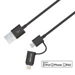8pin + Micro usb Charge / Sync Cable for Apple?