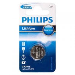 BATTERY - COIN LITHIUM CR2016 PHILIPS