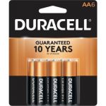 BATTERY - AA ALKALINE  6PK DURACELL