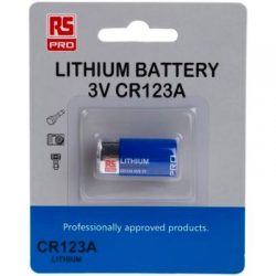 BATTERY - LITHIUM PHOTO CR123A 3V