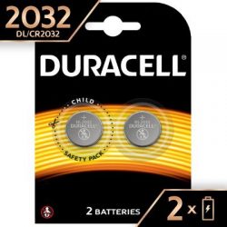 BATTERY - COIN LITHIUM CR2032 2PK DURCLL