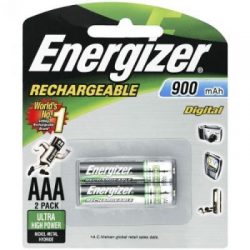 BATTERY - RECH. NI-MH AAA 900MAH 2PK