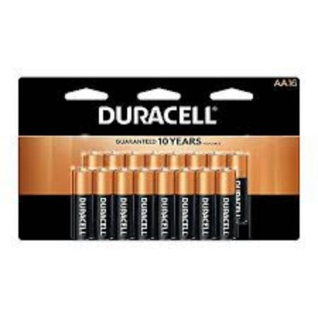 BATTERY - AA ALKALINE 16PK DURACELL