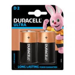 BATTERY - ALKALINE D 2PK DURACELL