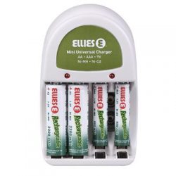 BATTERY - CHRGER AA(X2)/AAA(X2) ELLIES