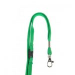 LANYARDS POLYESTER DOG CLIP GREEN