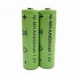BATTERY - RECH. NI-MH 1.2V 250MAH AA X 2