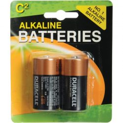 BATTERY - ALKALINE C 2PK DURACELL LR14