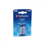 BATTERY - ALKALINE  9V VERBATIM