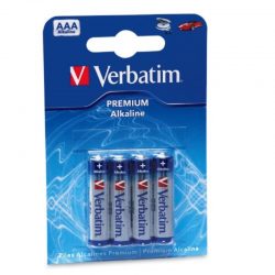 BATTERY - AAA  4PK ALKALINE VERBATIM