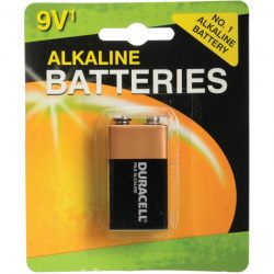 BATTERY - ALKALINE  9V DURACELL