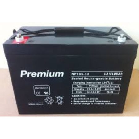 Z - RE-USE BATTERY - DEAP CYCLE 105AH