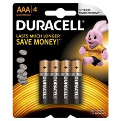 BATTERY - AAA  4PK ALKALINE DURACELL