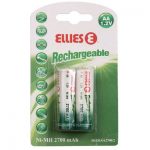 BATTERY - RECH. NI-MH AA 2700MAH 2PK