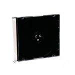 CD CASE SLIM SINGLE 10PK BLACK