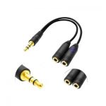 STEREO PLUG 3.5MM TO 2X 3.5MM SCKT