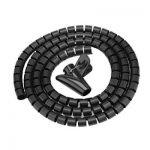 SPIRAL SLEEVING 16MM X  1.5M BLACK