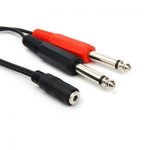 MONO PLUG 3.5MM (X2) TO 3.5MM SOCKET