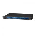 CABINET - 1U FACE PLATE LC 24 PORT