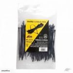 CABLE TIES 100*2.5MM BLACK 100PK
