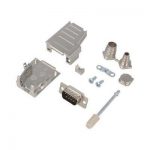 09 PIN MALE SOLDER + COVER PLUG