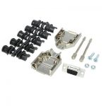 09 PIN FEMALE SOLDER + COVER PLUG