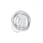 PWR EXT  3M WHITE CORD
