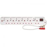 PWR MULTIPLUG 12WAY + 3M EXTENSION