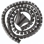 SPIRAL SLEEVING 12.7MM BLACK P/M