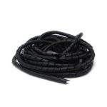 SPIRAL SLEEVING 19MM BLACK P/M