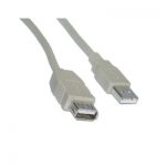 USB CABLE EXT. A/A M/F  2.0M BEIGE