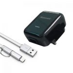 USB CHRGR - CAR 1PRT 2.1A LDNIO W/CABLE