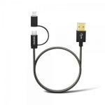 USB CABLE A(M) TO MICRO(M)/LIGHTNING(M)