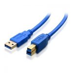USB CABLE A/B  1.5M BLUE