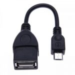 USB CABLE A(F) TO MICRO(M) 20CM OTG