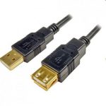USB CABLE EXT. A/A M/F  3M KOLITRON