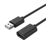 USB CABLE EXT. A/A M/F  2.0M UNITEK BLCK