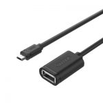 USB CABLE A(F) TO MINI(M) 0.2M OTG