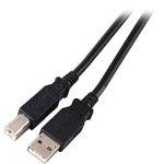 USB CABLE A/B  5M BLACK
