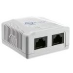 UTP END CAP DOUBLE WHITE