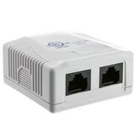 UTP END CAP DOUBLE WHITE