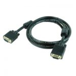 VGA CABLE M/M  1.8M HD15 BLACK