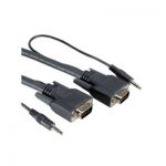 VGA CABLE M/M  3M + AUDIO BLCK