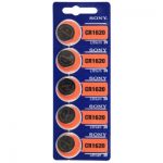BATTERY - COIN LITHIUM CR1620 SONY 5PK