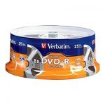 DVD+R LS 4.7GB 8X 5PK JCSE VERBATIM