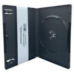 DVD CASE 1 DISK SNGL BLCK 10PK 14MM