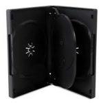 DVD CASE 4 DISK BLACK