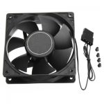 SYSTEM FAN  8CM BLACK OEM (BALL)
